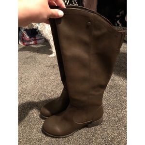 Buckle Riding Boots